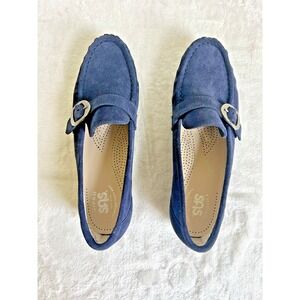 SAS Lara Slip On Loafer Moccasin Comfort Shoes Black 8 Narrow Business Casual